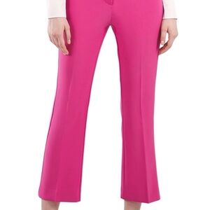 Tailored Hot Pink Cropped Ankle Pants